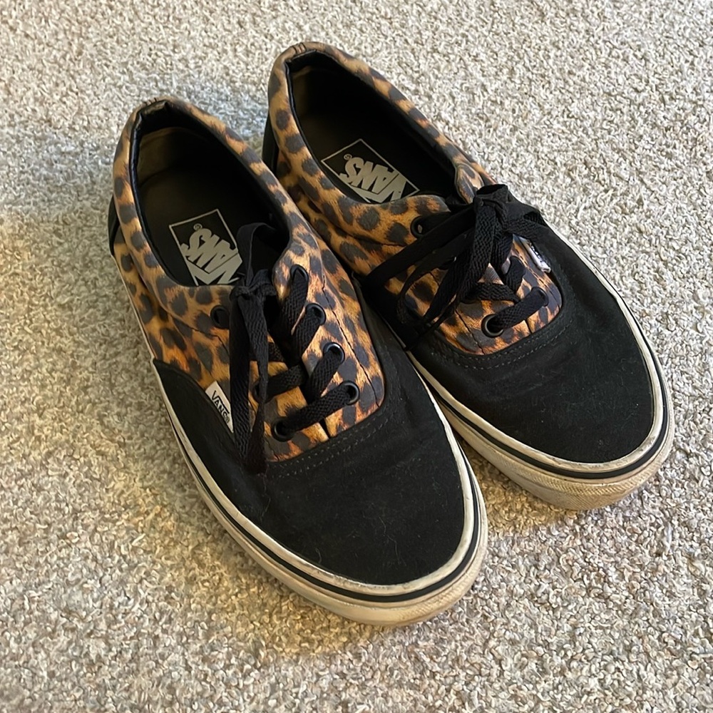 Cheetah print vans sneakers